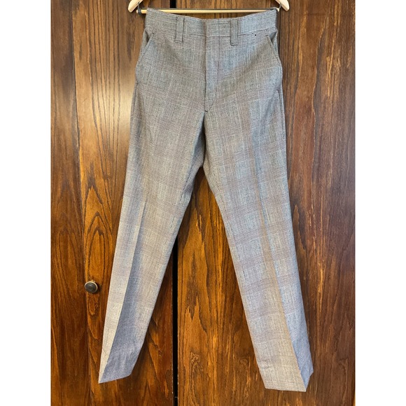 Black and Maroon Plaid Austin Reed of Regent Street Wool Suit - Picture 11 of 15